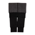 thumbnail image 1 of YunPes Girls' Cable Knitted Tights Thick Fleece Lined Leggings Winter Warm Clothes Outerwear Footless Thermal Pants for Yoga Ballet, 1 of 7