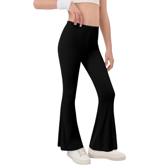 YunPes Girls Clothing Bbay Girl Leggings Spring and Autumn Style Tight Flared Pants Girls Outer Wear Trousers Dance Exponents