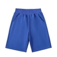 thumbnail image 1 of YunPes Girls Cotton Athletic Shorts Pull-On Elastic Waist Sports Shorts with Pockets Teen Kids Soccer Running Gym Workout Outfits, 1 of 9