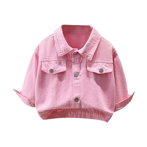 YunPes Girls Denim Jackets Autumn Toddler Girls Clothing Stylish Jackets and Tops Girls Winter Coats Big Girls