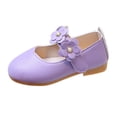 thumbnail image 1 of YunPes Girls Mary Jane Shoes Vintage Elegant Oxford Church Music Dress Shoes Toddler/Big Kids School Uniform Flats with Flower Ankle Strap, 1 of 5