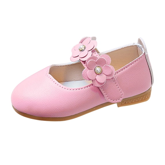 YunPes Girls Mary Jane Shoes Vintage Elegant Oxford Church Music Dress Shoes Toddler/Big Kids School Uniform Flats with Flower Ankle Strap