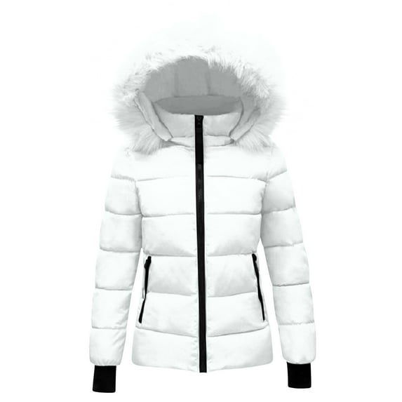 YunPes Girls Quilted Puffer Coat Winter Warm Snowproof Jacket Teen Windproof Parka Faux ð
ðŪr Hooded Outerwear Cute Clothes