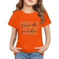 thumbnail image 1 of YunPes Girls School T Shirt Fourth Grade Back To School Short Sleeve Tops Elementary Student Summer Versatile Crewneck Tee Tops, 1 of 5