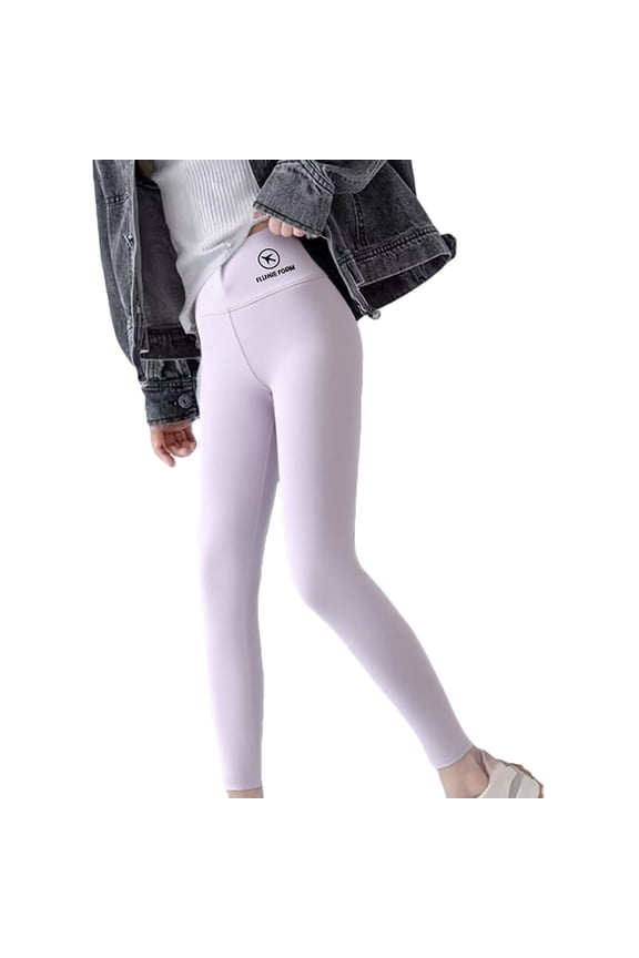 Girls Winter Tights Winter Soft Cotton High Waist Stretchy Slim Footless Leggings Causal Comfy Workout Yoga Pants