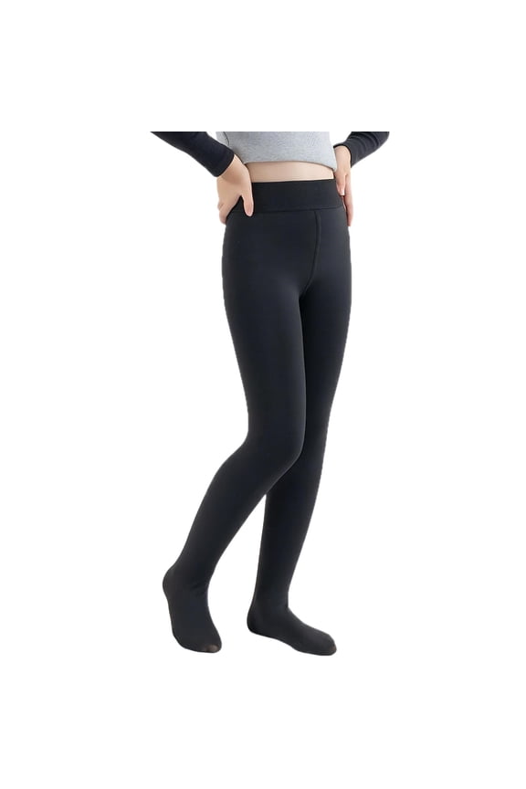 Girls Winter Warm Fleece Lined Thick Dance Leggings Tights Teens Comfy Soft Thermal Yoga Ballet Tights for Kids Pantyhose