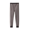 thumbnail image 1 of YunPes Kids Athletic Track Pants Girls Boys Fleece Thermal Pants Fall Winter Inner Outwear Clothes Comfy Soft Elastic Waist Trousers, 1 of 8
