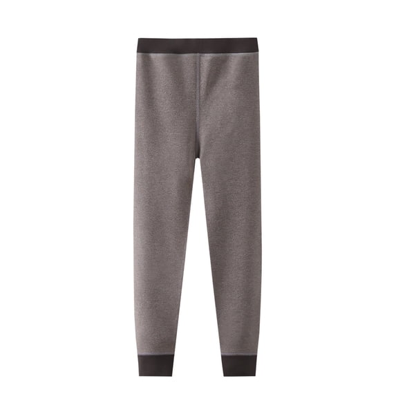 YunPes Kids Athletic Track Pants Girls Boys Fleece Thermal Pants Fall Winter Inner Outwear Clothes Comfy Soft Elastic Waist Trousers