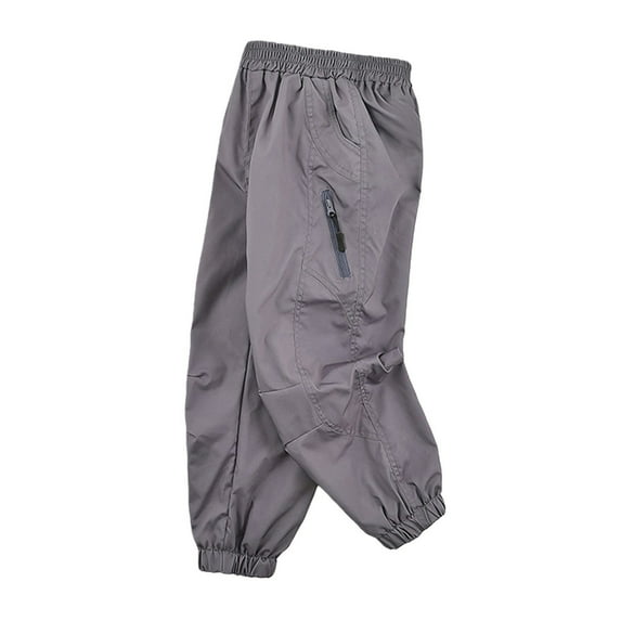 YunPes Kids Boys Girls Snow Pants Waterproof Fleece Lined Ski Pants Winter Hiking Rain Trouser Sherpa Joggers Thick Warm Sweatpants