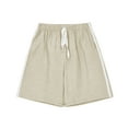 thumbnail image 1 of YunPes Kids Children Casual Cute Solid Back Pocket Pants Shorts Sport Elastic Waist Shorts Volleyball Shorts Kids Running Clothes for Toddler, 1 of 3