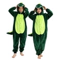 thumbnail image 1 of YunPes Kids Dinosaur Clothes Halloween Animal Onesie Cute Animal Hood & Tail Christmas Carnival Holiday Party Funny Dress-Up Wear for Boys Girls, 1 of 9