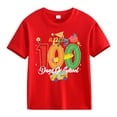 thumbnail image 1 of YunPes Kids Girls Boys T Shirts 100 Day Anniversary Teacher Student Summer Clothes Pullovers 100th Day of School Celebration Tops, 1 of 1