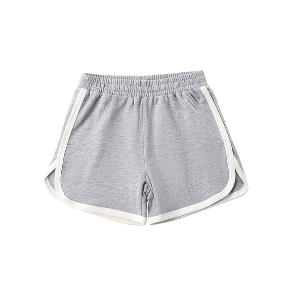 YunPes Kids Pull-On Shorts Boys Girls Casual Athletic Short for Soccer Basketball Gym Running Sports Teens Summer Beach Clothes