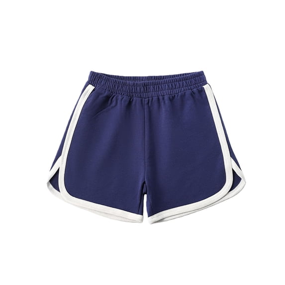 YunPes Kids Pull-On Shorts Boys Girls Casual Athletic Short for Soccer Basketball Gym Running Sports Teens Summer Beach Clothes