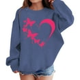 thumbnail image 1 of YunPes Kids Sweatshirt Round Neck Long Sleeve Sweatshirt Letter Print Inspirational Winter Clothes Shirt Hoodie Boys, 1 of 8