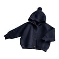 thumbnail image 1 of YunPes Knitted Hoodies for Teen Girls Vintage Button down Sweaters Kids Cute Casual Comfy Cardigan Fall Winter Aesthetic Clothes, 1 of 9