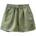 thumbnail image 1 of YunPes Middle Children's Straight Tube Fashionable Loose Casual Jeans Girls Size 16 Shorts, 1 of 6