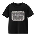 thumbnail image 1 of YunPes Second Grade Short Sleeve T Shirt for Unisex Kids Vintage Fashion Crewneck Graphic Tees Boys Girls Preppy Tops Back To School, 1 of 4