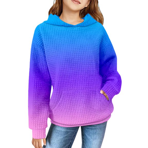 YunPes Solid Color Women's Sweatshirt Round Neck Long Sleeve Fall Top Musically Sweatshirt