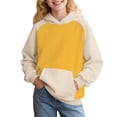 thumbnail image 1 of YunPes Teen Girls Oversized Hoodies Kids Casual Cute School Athletic Sweatshirts Trendy Comfy Long Sleeve Pullover Tops with Pocket, 1 of 7