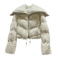 thumbnail image 1 of YunPes Teen Sequin Quilted Jackets Girls Sparkly Warm Winter Coats Yoyth Trendy Long Sleeve Zip B𝗿ight Colors Clothing, 1 of 6