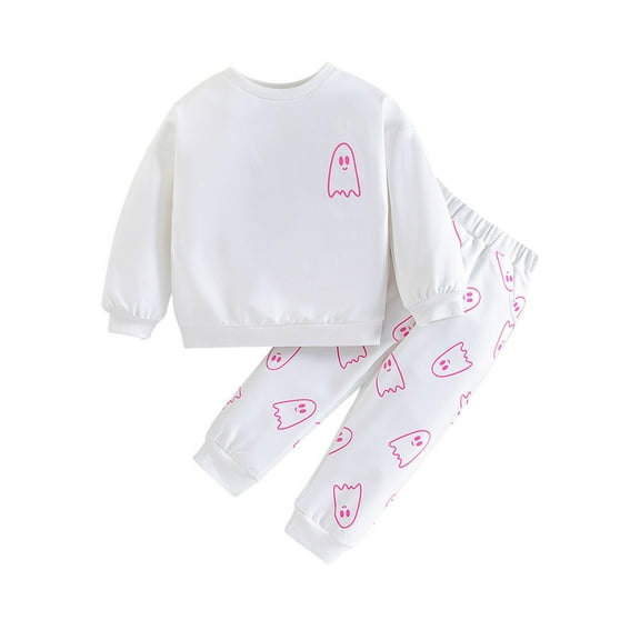 YunPes Toddler Baby Girl Boy St St Day Outfit Long Sleeve Sweatshirt Top Charm Pants Set