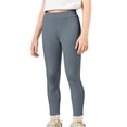 thumbnail image 1 of YunPes Toddler Baby Girls Leggings Basic Plain Rib Knit Athletic Pants Cute Lace Trim Footless Tight for Kids Yoga Gym Track Pants, 1 of 3