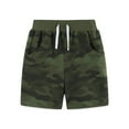 thumbnail image 1 of YunPes Toddler Boys Camouflage Shorts Kids Cotton Elastic Waist Joggers Trousers Casual Solid Sports Bottoms with Pockets, 1 of 9