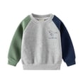 thumbnail image 1 of YunPes Toddler Boys Clothes Sets Little Boy Clothing Long Sleeve Pullover Jogger Pants Kids 2 Pieces Outfits 6 Month Old Baby Clothes, 1 of 8