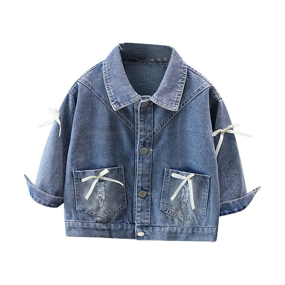 YunPes Toddler Boys Girls Denim Jackets Autumn Toddler Girls Clothing Stylish Jackets and Tops Girl Jackets 8