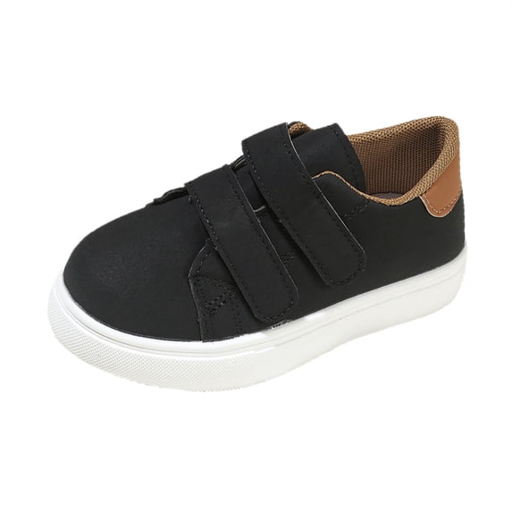 YunPes Toddler Boys Girls Skate Shoes Dual Hook & Loop Sneakers Outdoor Walking Active Footwear for Kids Waterproof Non-Slip