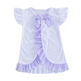 thumbnail image 1 of YunPes Toddler Girl Terry Swim Cover Up Towel Swimsuit Ruffle Bow Bathing Robe Summer Beach Swimwear Soft Absorb Water, 1 of 9