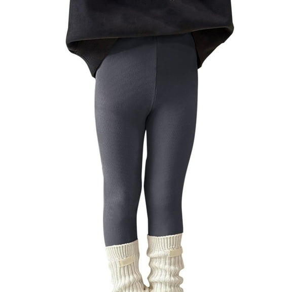 YunPes Toddler Girls' Solid Color Leggings Soft Cotton Blend Stretchable Pants with Comfort Fit New Baby Clothes Girl