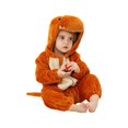 thumbnail image 1 of YunPes Toddler Kids Animal Onesie Cute 3D Hood Soft Flannel Long Sleeve Jumpsuit Zipper Closured Fall Winter Warm Cozy Loungewear, 1 of 5