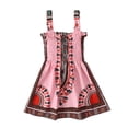 thumbnail image 1 of YunPes Toddler Summer Dress Girls' Boho African Sundress - Sleeveless Dashiki Print Cotton Play Dress for Toddlers 1-5Y, 1 of 9