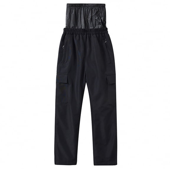 YunPes Toddler Warm Skiing Snow Pants Teen Boy Girl Waterproof Cargo Hiking Pants Kid Fleece Lined Winter Sweatpants Thermal Trouser