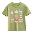 thumbnail image 1 of YunPes Tween Girls Back to School T-shirt Graphic Print Short Sleeve Tees Students First Day of School Clothes Summer, 1 of 6
