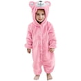 thumbnail image 1 of YunPes Unisex Toddler Kids Bear Onesie Cute 3D Bear Hood Baggy Jumpsuit Comfy Plush Boys Girls Halloween Outfits Funny Animal Dress Up, 1 of 4