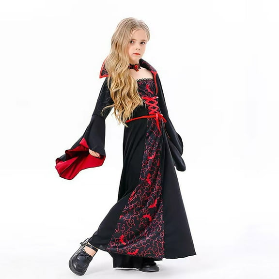 YunPes Witch for Girls Halloween Kids Witch Halloween Kids Sleeveless Dress for Girls