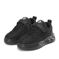 thumbnail image 1 of Yuncity Boys Girls Sneakers Mesh Hook Loop Platform Lightweight Comfortable Jogging Sport Outdoor Daily Wear Kids Shoes Size 10-10.5 Years Black, 1 of 9