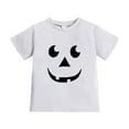 thumbnail image 1 of Yuncity Boys Girls Tshirts Halloween Cute Pumpkin Graphic Tees For Toddler Baby Short Sleeve Shirts Summer Fall Casual Holiday Tops Size 1-2 Years, 1 of 5