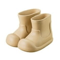 thumbnail image 1 of Yuncity Girls Boys Rain Boots Non- Lightweight Comfortable Outdoor Play Shoes Toddler To Youth Boots Khaki Footwear, 1 of 4