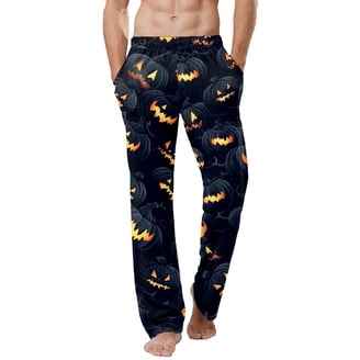 PJammy Mens' Jason Voorhees Mask Horror All-Over Print Pajama