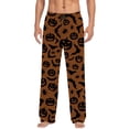 thumbnail image 1 of Yuncity Halloween Pajama Pants Men Casual Sleep With Drawstring Pockets Comfortable Relaxed Fit Stretchy Soft Mens Pj Pants Xxl, 1 of 6