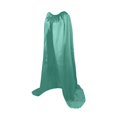 thumbnail image 1 of Yuncity Halloween Unisex Hoodless Cape Long Costume With Tie Closure Fall Solid Color Lightweight Cosplay Outfit Party Green, 1 of 4
