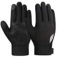 thumbnail image 1 of Yuncity Kids Cycling Ski Gloves Boys Girls Full Finger Waterproof Non- Touchscreen Warm Gloves Winter Outdoor Running Walking Sports,Black, 1 of 3