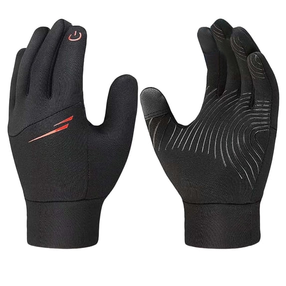 Yuncity Kids Cycling Ski Gloves Boys Girls Full Finger Waterproof Non- Touchscreen Warm Gloves Winter Outdoor Running Walking Sports