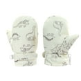 thumbnail image 1 of Yuncity Kids Gloves Winter Cute Print Fleece Lined Thickened Warm Toddler Mittens For Boys Girls Cold Weather Outdoor Snow Play Sports,Beige, 1 of 3