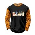 thumbnail image 1 of Yuncity Kids Tshirts Boys Girls Halloween Ghosts Bat Graphic Raglan Long Sleeve Tees Fall Casual Cute Outdoor Activities Tops Size 3-4 Years, 1 of 4