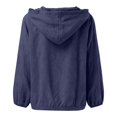 thumbnail image 1 of Yuncity Linen Clothes For Women Versatile Comfy Hooded Cardigan With Buttons Latest Arrival Casual Loose Fit Long Sleeves Solid Colors M-2Xl, 1 of 8
